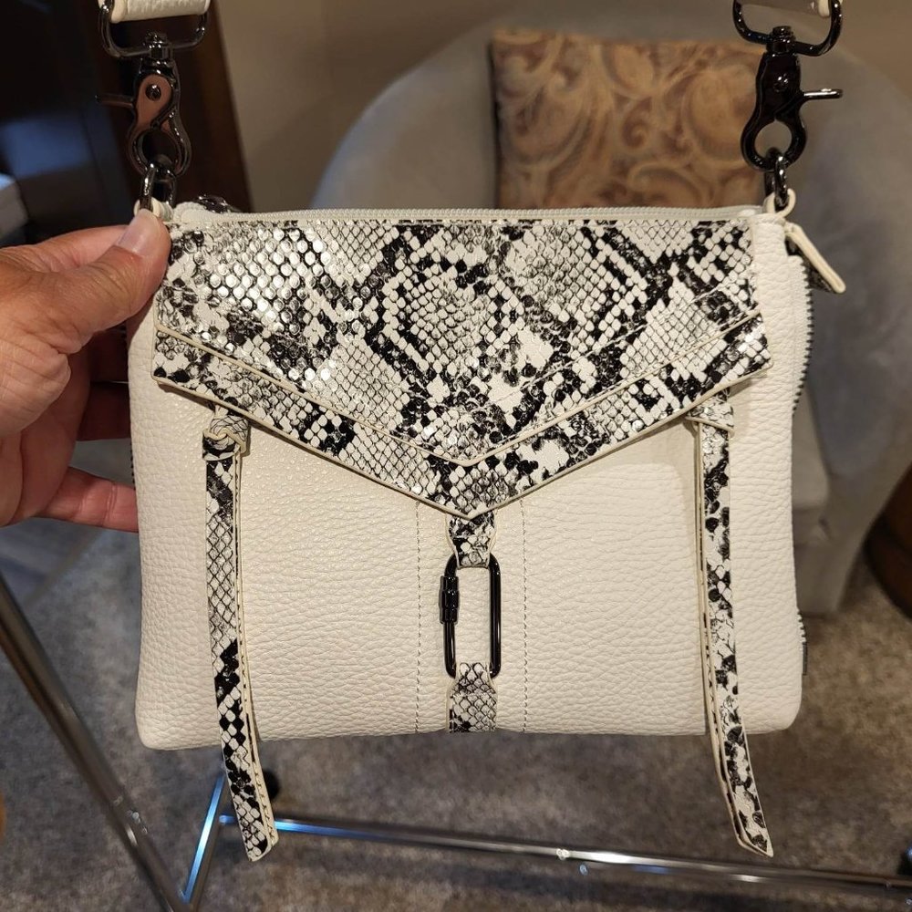 Snake Print Clutch - Piper Noble